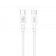 XO NB-Q298 Cable Type-C - Type-C, 240W, 1m,  white 