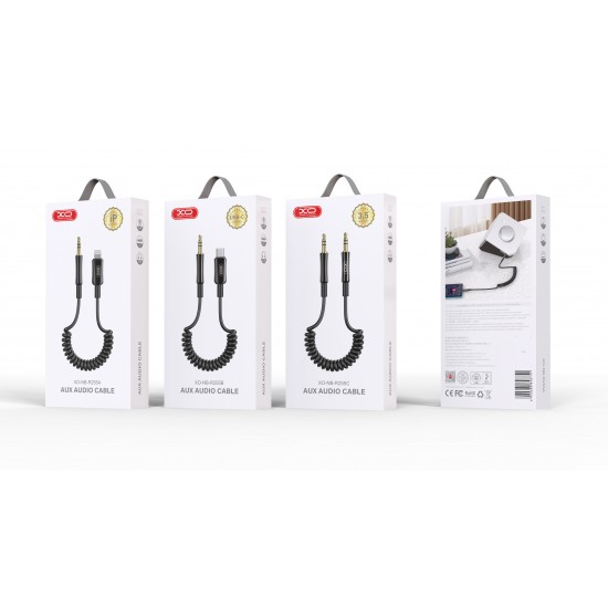 XO audio cable NB-R255A Lightning - jack 3.5mm 1.0m black