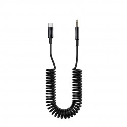 XO audio cable NB-R255B USB-C - 3.5mm jack 1.0m black