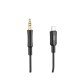 XO audio cable NB-R255B USB-C - jack 3.5mm 1.0m black