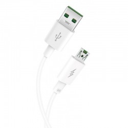 XO Regular USB 2.0 to micro USB Cable Λευκό 1m (NB119)