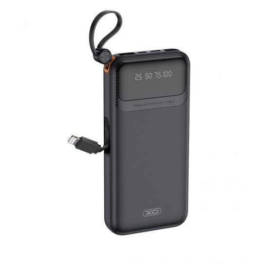 XO PR278 Powerbank με Ψηφιακή Οθόνη 10000 mAh Μαύρο