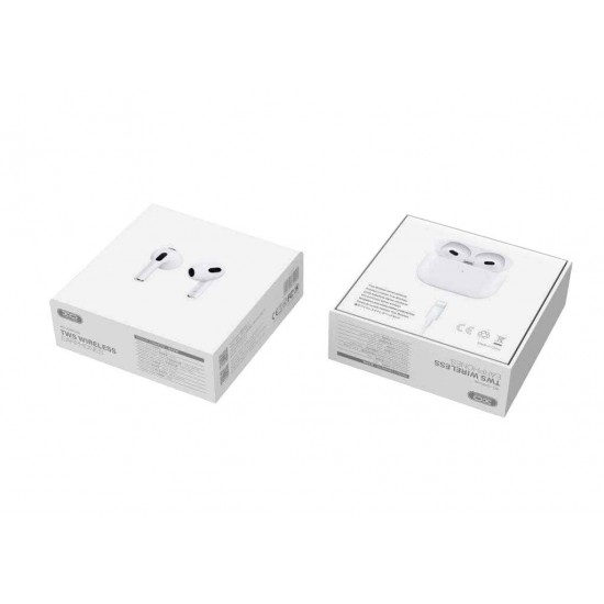 XO Q4 Pods Bluetooth Headset (4ης Γενιάς Με Αισθητήρα Αυτιού Και Λειτουργία Ασύρματης Φόρτισης)