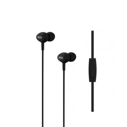 XO wired headphones S6 with microphone 3.5mm jack, in-ear, black
