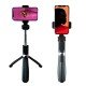 XO selfie stick Bluetooth tripod SS08 black 68cm