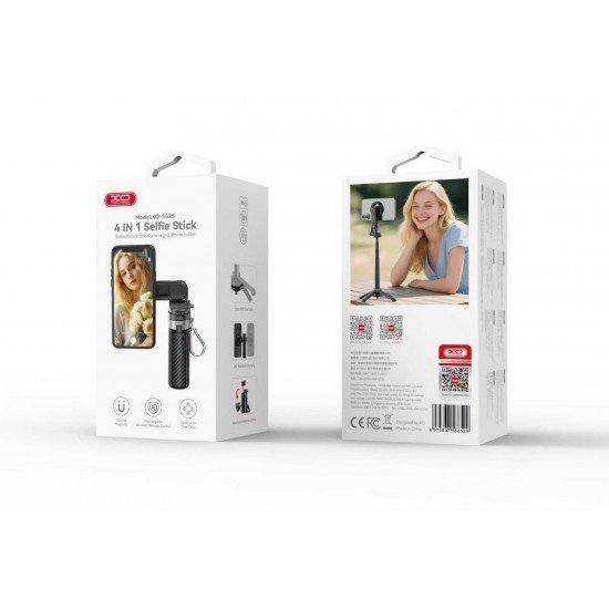 XO SS25 Mini Πολυλειτουργικό Selfie Stick Bluetooth