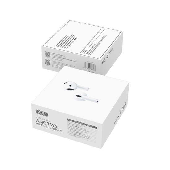 XO T7 ANC Ασύρματα Ακουστικά Earbuds TWS 6ης Γενιάς με Noise Cancelling Standard Edition