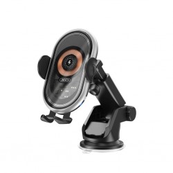 XO car holder WX038 with inductive charging black 15W with suction cup