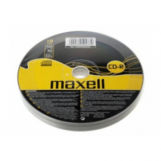 Maxell CD-R 700mb 52x (10 SHR)