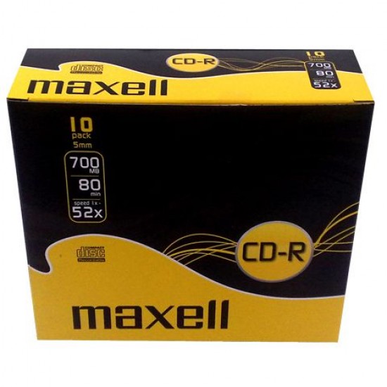 Maxell CD-R 700mb 52x (Slim Case)