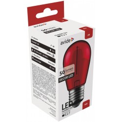 Avide Decor LED Filament bulb  1W E27 Red