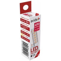 Avide LED 4.5W G9 220° Θερμό 3000K
