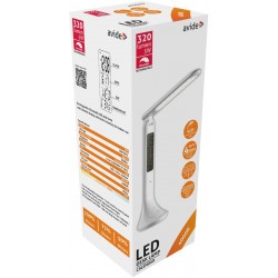 Avide LED Φωτιστικό Γραφείου με Ημερολόγιο Άσπρο 5W