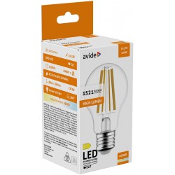 Avide LED Filament Κοινή 10.5W E27 A70 Λευκό 4000K Υψηλής Φωτεινότητας