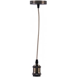 Avide Pendant Lamp Socket Bronze 1xE27