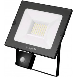 Avide LED Προβολέας Slim SMD 30W Ψυχρό 6400K Φωτοκύτταρο
