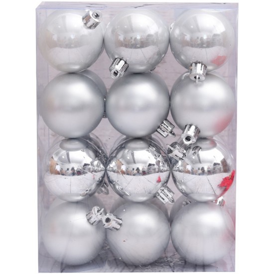 Artezan Christmas Ball 5cm Silver 24pcs/box