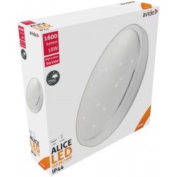 Avide LED Ceiling Lamp Oyster IP44 Alice (AL) 18W 4000K