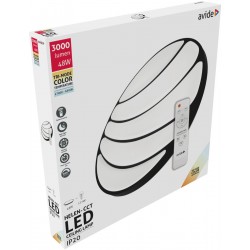 Avide LED Ceiling Lamp Oyster Helen-CCT 48W with remote