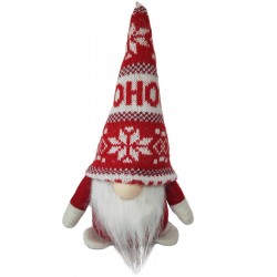 Artezan LED Christmas Gnome 34cm-LED Nose, 2xCR2032 incl.