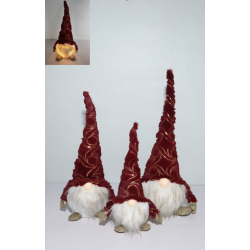 Artezan LED Christmas Gnome 55cm-LED Body, 3xAAA excl.