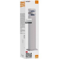 Avide Outdoor Post Lamp Jolla LED 2W NW 500mm IP44 Satin Nickel