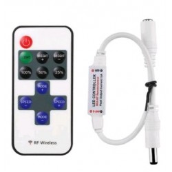 Avide LED Strip 5-24V 144W Dimmer 11 Keys RF Remote and Controller