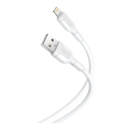XO NB212 2.1A USB Καλώδιο for Lightning Άσπρο