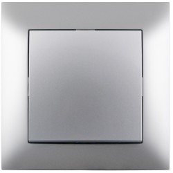 Entac 101 Arnold Recessed wall switch single-pole Silver