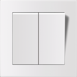 Entac 105 Arnold Recessed wall switch serial switch White
