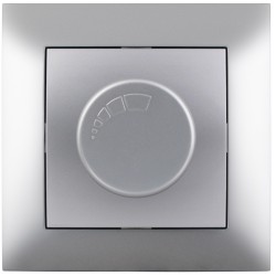 Entac Arnold Recessed wall switch dimmer max.200W Silver