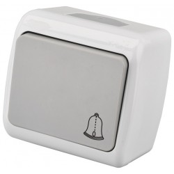 Entac Stephan surface mounted doorbell switch IP54