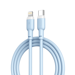 XO NB208 Liquid Silicone Data Lightning Cable 1m Blue