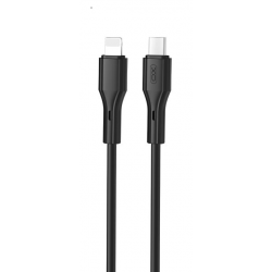 XO NB-Q231A Rock Series Type-C to Lightning 27W Data 1m Cable Black