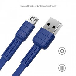 REMAX RC-116M  USB CABLE  -ARMOR - MICRO USB 1M BLUE