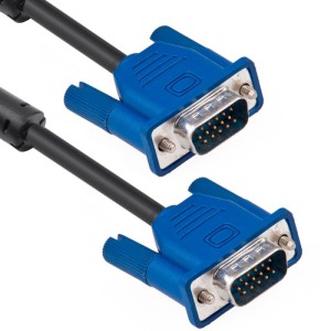 Καλώδιο DeTech VGA, 1.5m, Φερριτή -18035 Καλώδιο DeTech VGA, 1.5m, Φερριτή -18035