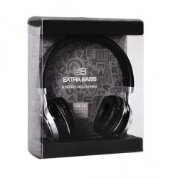 AUDIO EXTRA BASS WITH MICRO (EP16) BLACK