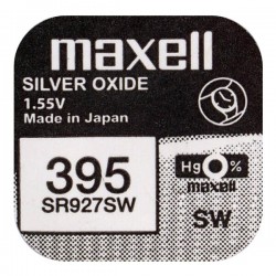 Maxell Mini Silver Battery 395/399/SR 927 SW/G7